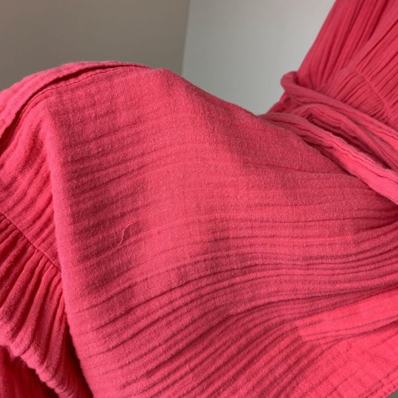 XIRENA Aeryn pink tiered midi dress small - Picture 9 of 11